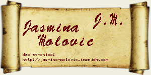 Jasmina Molović vizit kartica